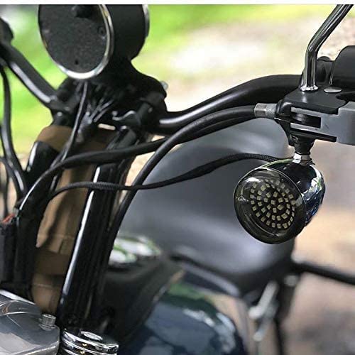 Rogue Rider Industries Sigz Black Label Front LED Turn Signals with White Running Lights (1157) - Compatible with Harley Davidson Sportster, Street Glide, Road King, Softail, Electra, Heritage, Dyna - Enhanced Visibility for Night Riding & Safety