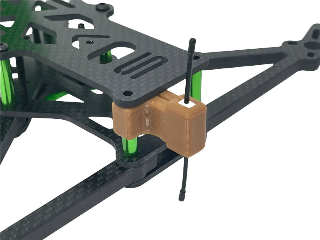 AxisFlying ELRS Vertical Antenna Mount for FPV Drones - 2.4GHz Long Range Signal Booster - Compatible with ExpressLRS Receivers (Perfect for Freestyle Racing & Long Range FPV Flying)