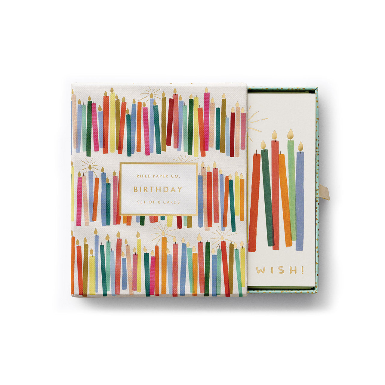 Personalized Birthday Candles Keepsake Card Box - Elegant Gift Box for Birthday Cards, Photos & Memories - Perfect for Birthday Parties, Anniversaries & Special Occasions