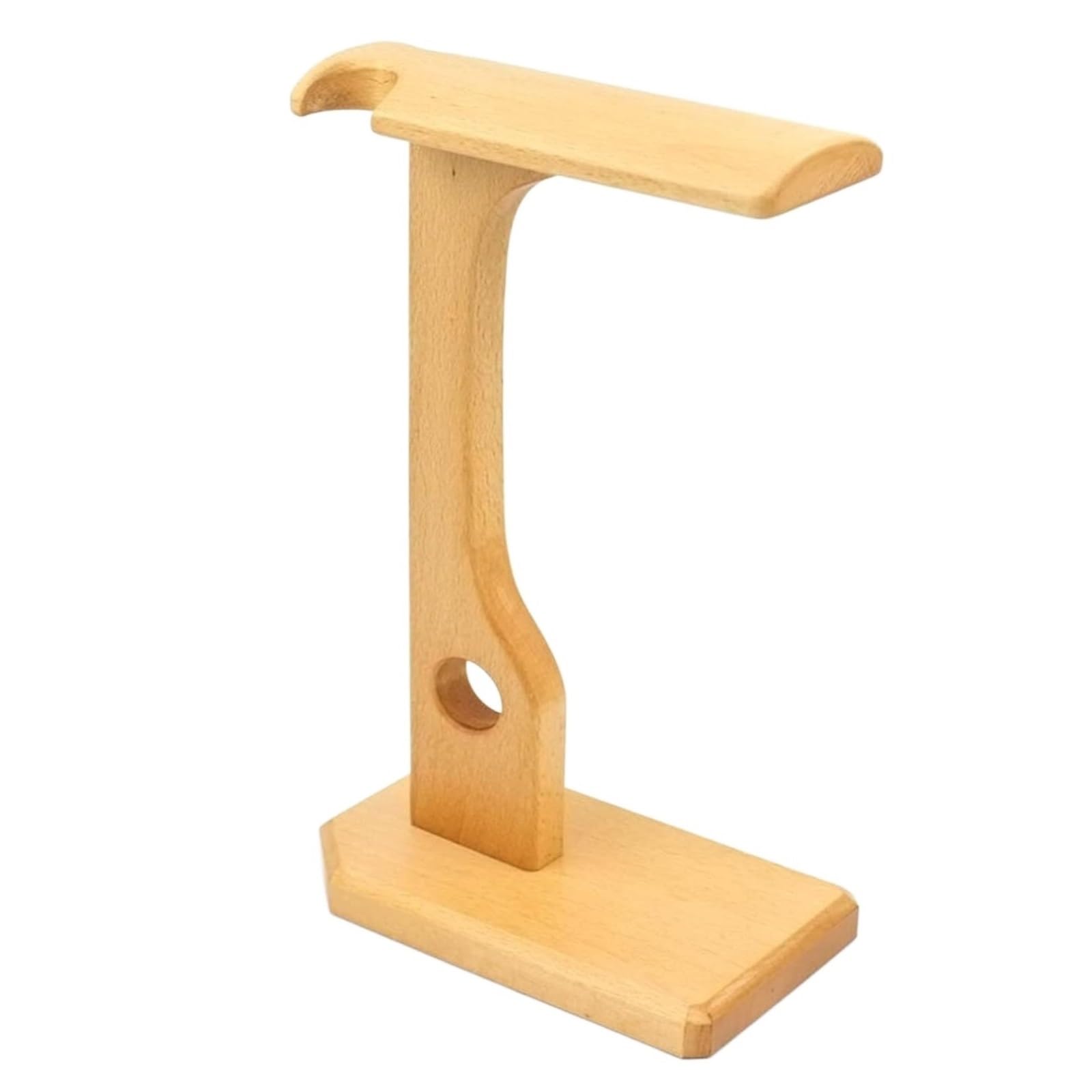 UTOQIA Wooden Headphone Stand - Walnut, Rosewood & Red Pear Wood Headset Holder with 34cm Display Shelf | Perfect for Desk, Office & Gaming Setup