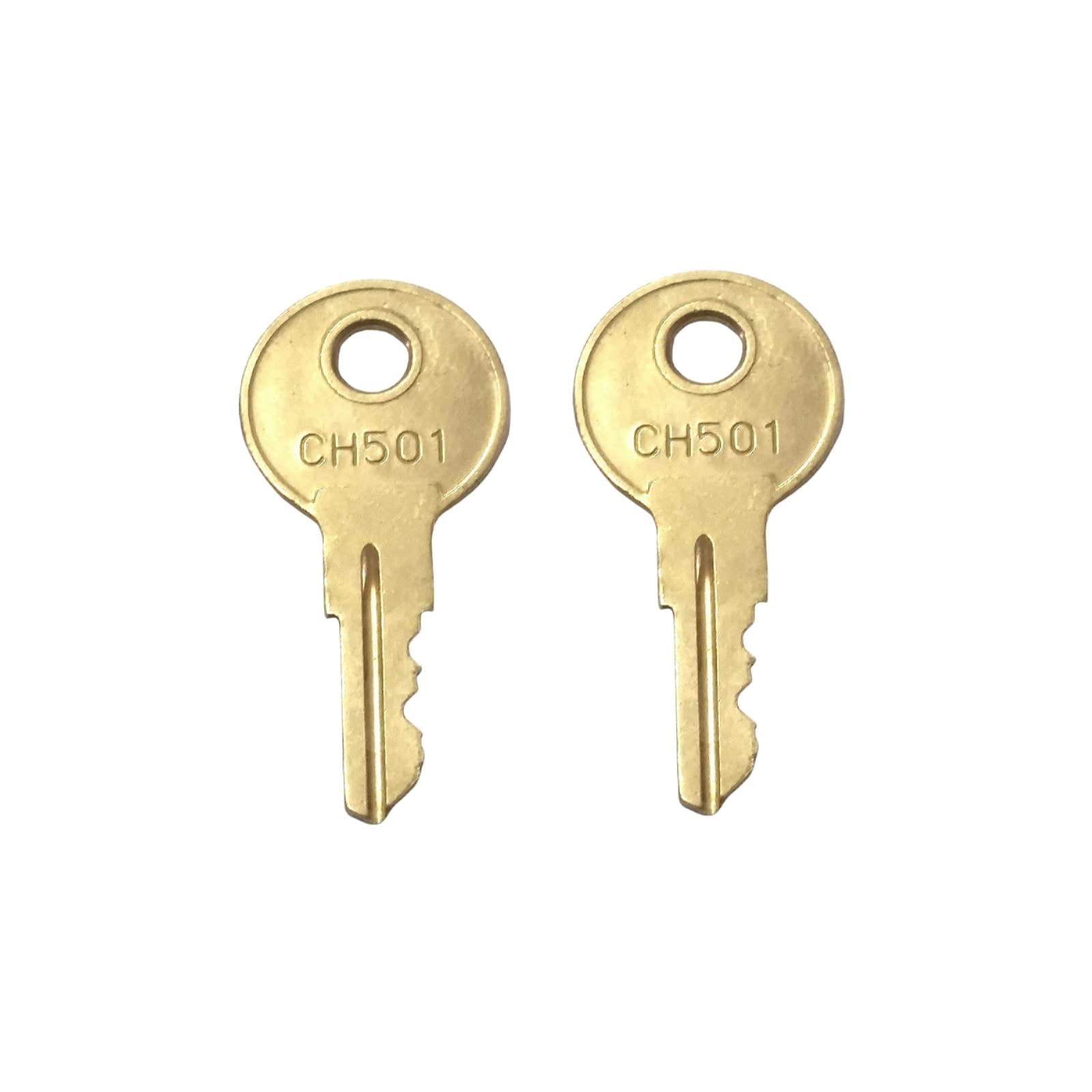9TRADING CH501 Truck Tool Box Lock Key Set - 2 Pack Replacement Keys for Toolbox & Storage Cases | Perfect for Pickup Trucks, Work Vans & Equipment Storage