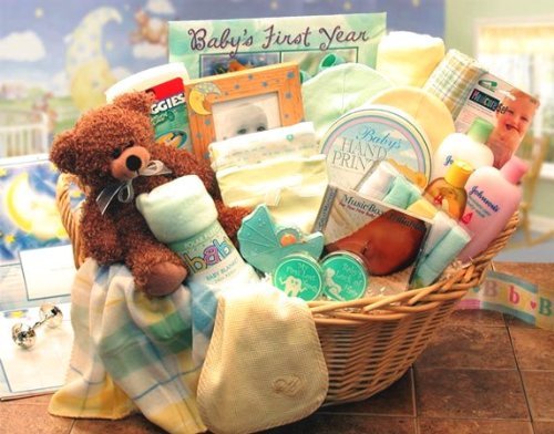 Welcome Baby! Newborn Baby Gift Basket - Neutral Deluxe Baby Shower Present for Boys & Girls | Perfect for Hospital, Baby Shower & First Birthday Gifts
