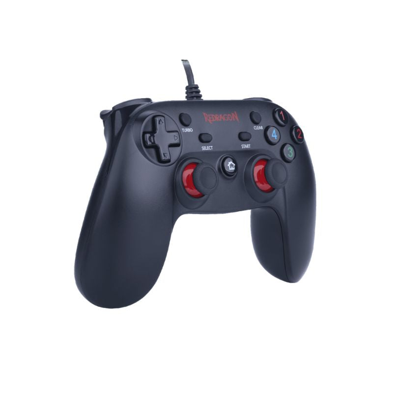 Redragon Saturn G807 Wired Gaming Controller for PC & PS3 - USB Gamepad with Vibration Feedback for Racing, Fighting & Action Games