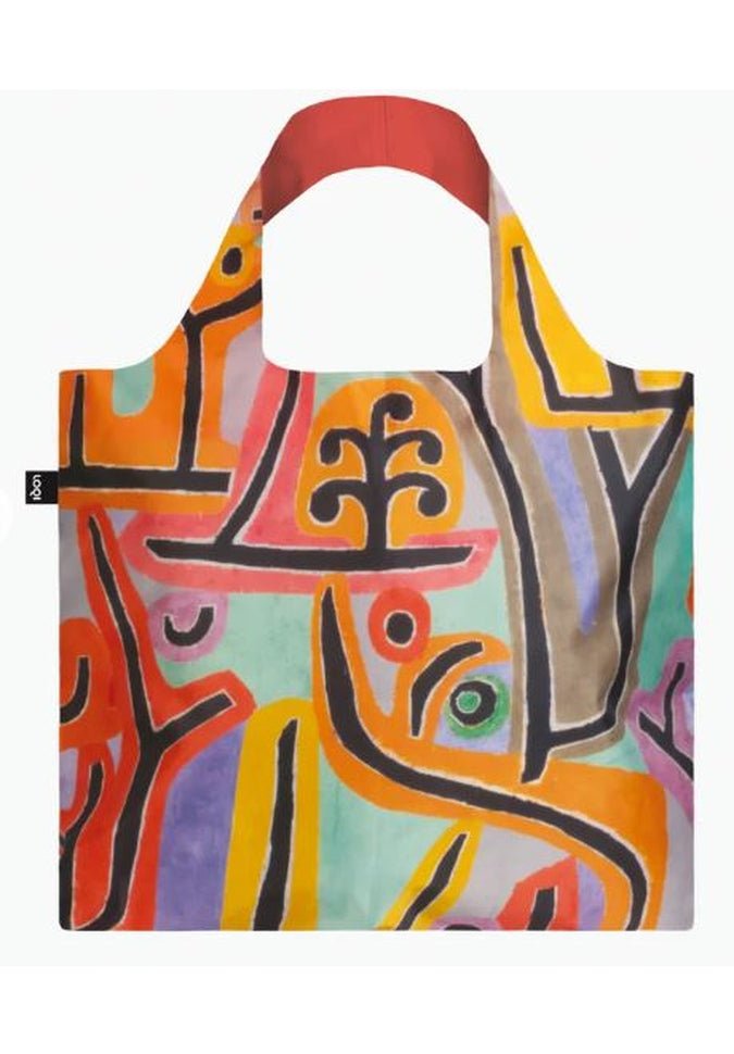 LOQI Eco-Friendly Reusable Shopping Tote Bag - Lightweight & Durable Foldable Grocery Bag for Women & Men - Perfect for Grocery Shopping, Beach Trips & Travel Accessories