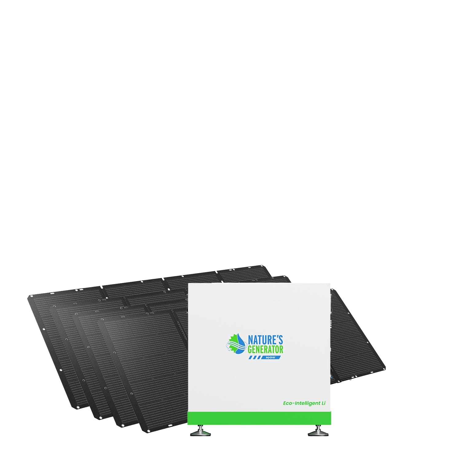 MyGrid Solar Battery - High Capacity Rechargeable Solar Power Bank for Outdoor Camping, Hiking, and Emergency Power Backup
