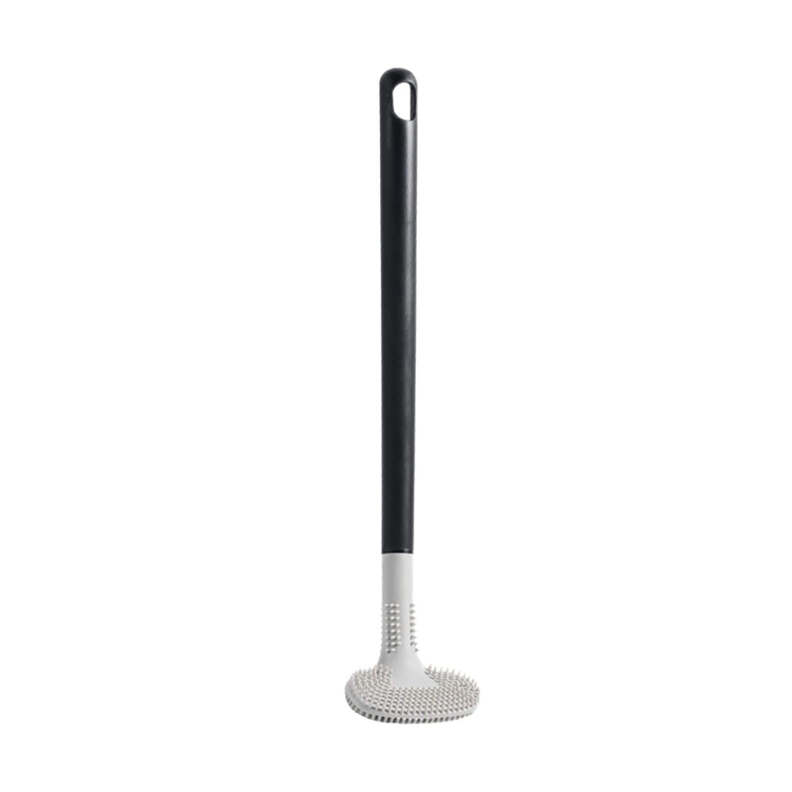 Stainless Steel Wall Mounted Toilet Brush with Soft Glue & No Dead Corner - Easy Cleaning for Bathroom, Kitchen & Pantry - Perfect for Home, Office & RV Use