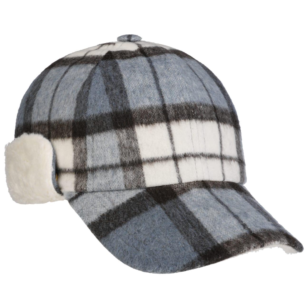 Stylish Mayser Taja Check Cap with Ear Flaps - Winter Warm Hat for Men & Women - Perfect for Skiing, Snowboarding & Outdoor Activities