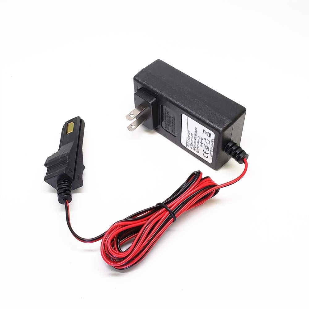 Original AC/DC Power Adapter Charger for Power Wheels P8812 Barbie Mustang - Replacement Charging Cord for Kids Ride-On Toy Cars - Perfect for Home, Backyard & Outdoor Play