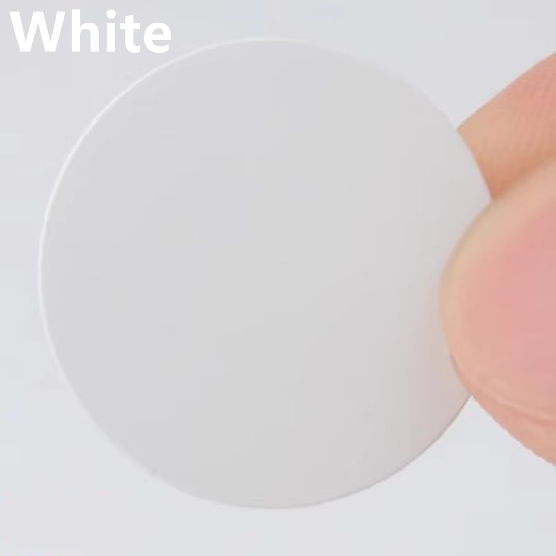 742 Pcs Screw Hole Stickers - 3 Sizes (0.82in) White PVC Self-Adhesive Dustproof Caps for Wood Furniture, Cabinet, Wall, Desk, Chair, Bookcase & Shelf - Perfect for Home Office & DIY Projects