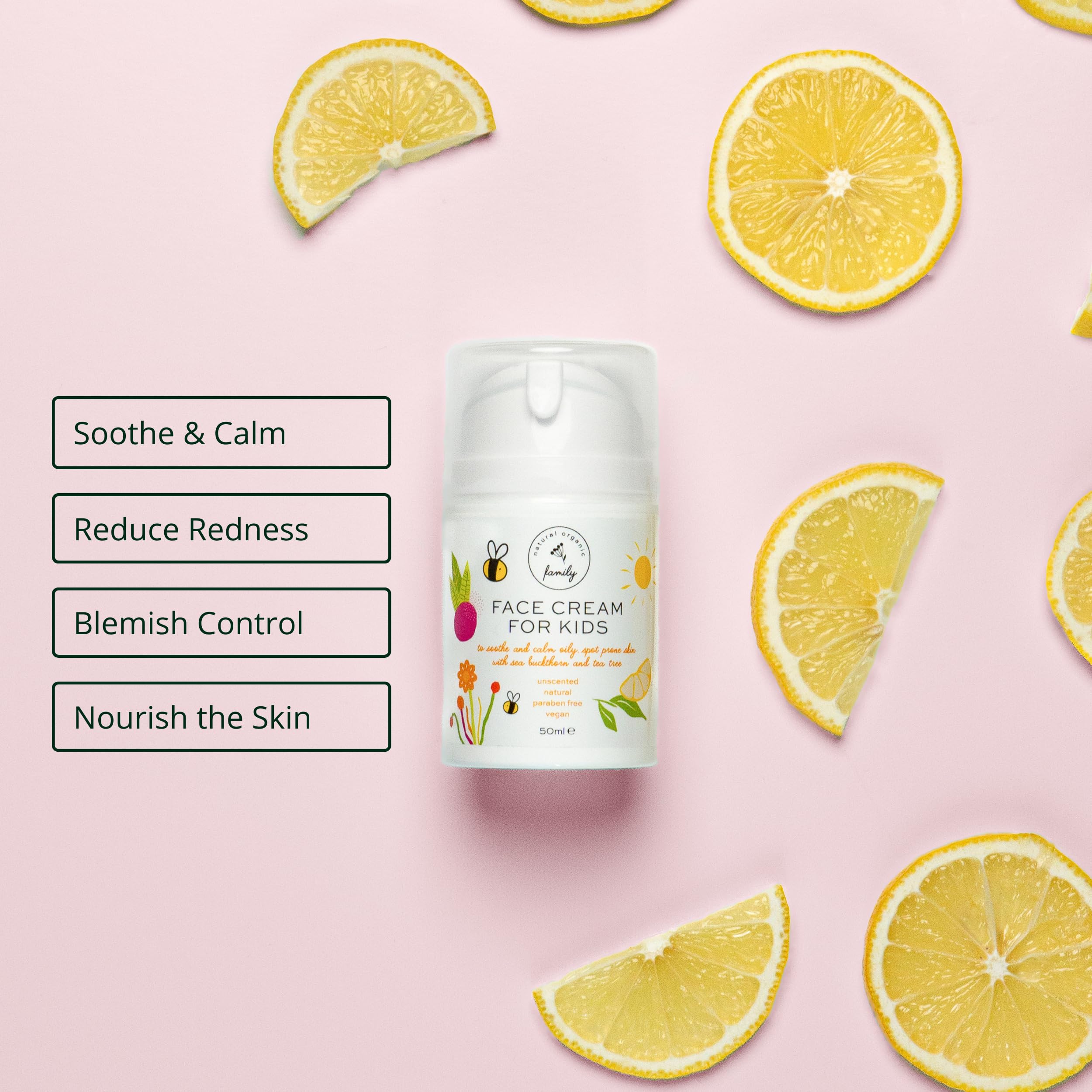Organic Kids Skincare Set - Gentle Foaming Face Wash (Orange Scent) & Hydrating Moisturizer (Fragrance-Free) for Sensitive Skin | Daily Cleansing & Moisturizing Routine for Children