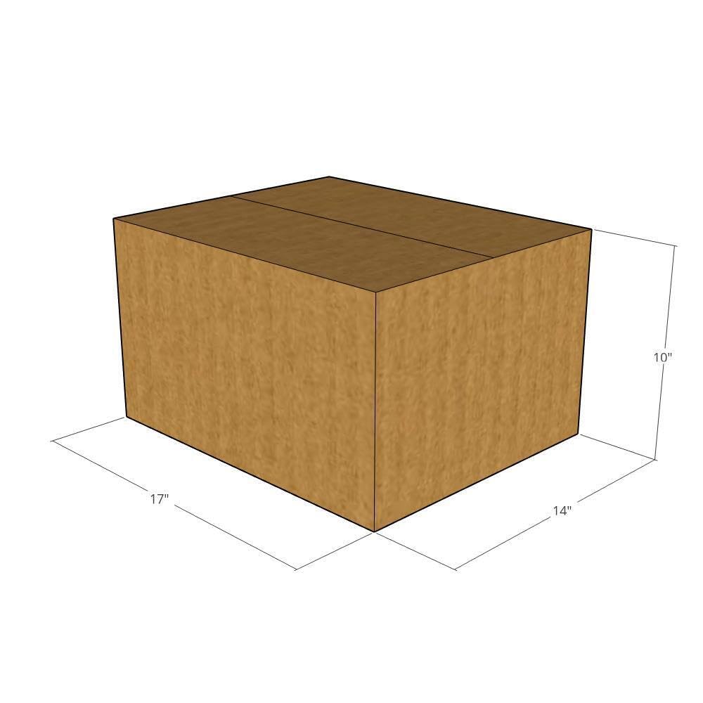 17x14x10 Inches 32 ECT Corrugated Moving Boxes - Pack of 75 | Heavy Duty Shipping Boxes for Business, Office & Home Use | Perfect for Packing, Storage & Moving Supplies
