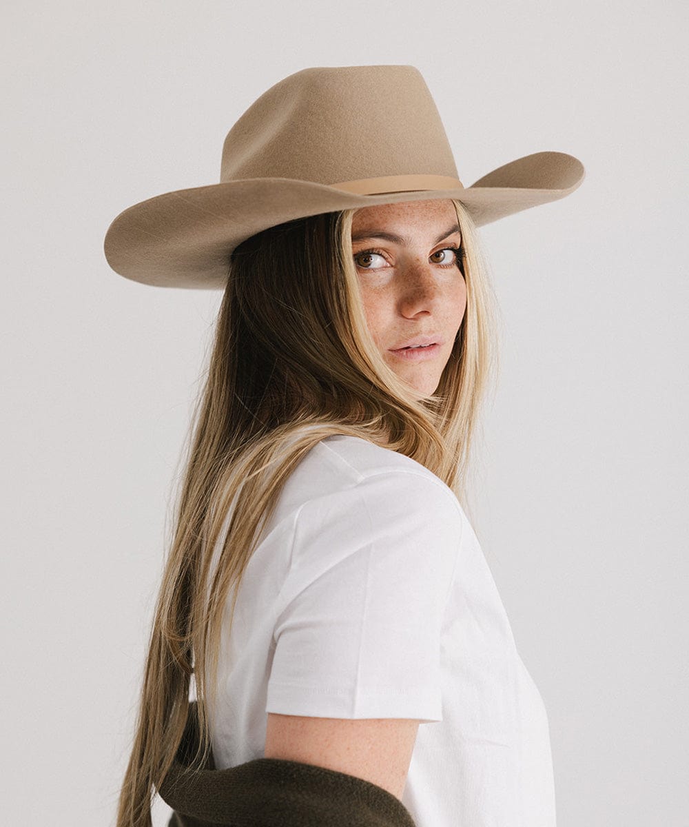 Shane Genuine Leather Cowboy Hat for Men & Women - Western Rodeo Style Sun Protection - Perfect for Country Music Festivals, Rodeos & Outdoor Adventures