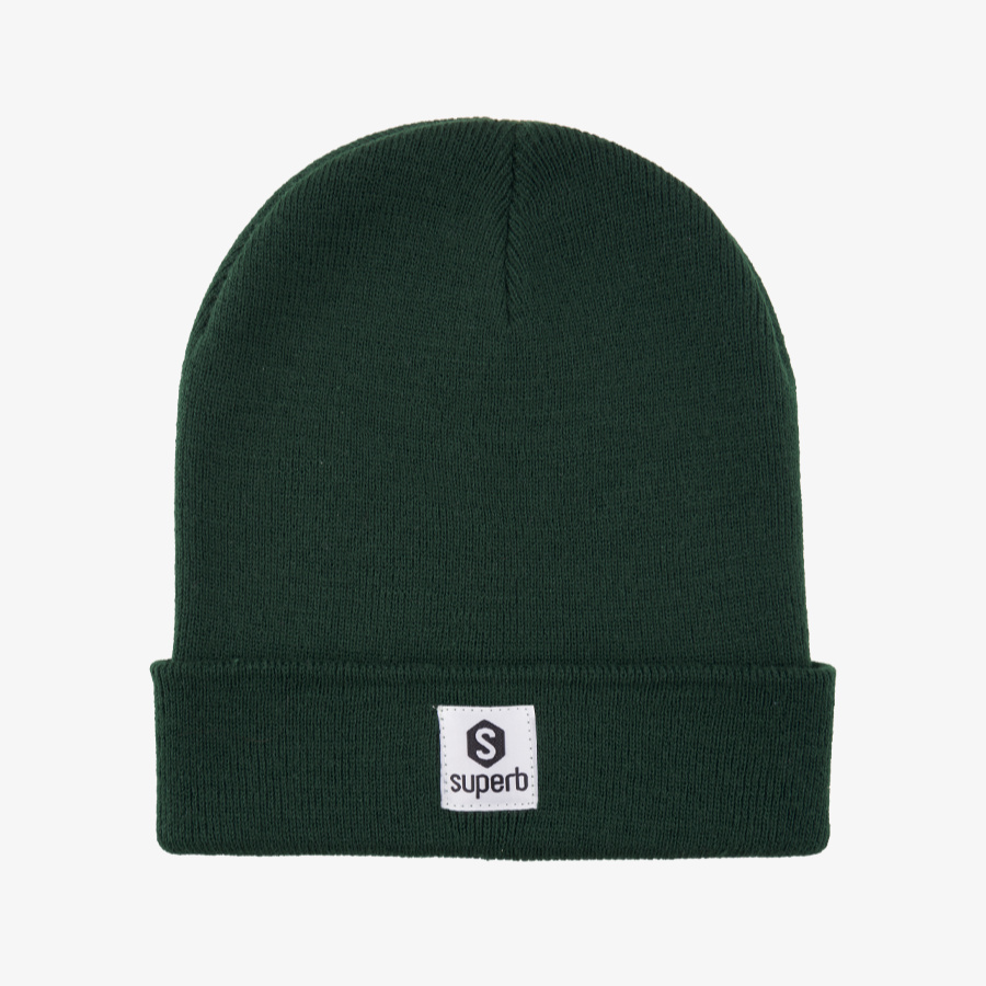 SuperbTag Green Bottle Beanie - Warm Knit Hat for Men & Women - Perfect for Winter, Outdoor Activities & Casual Wear