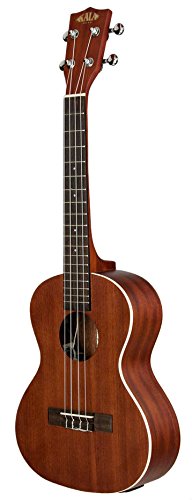 Kala KA-TE Mahogany Tenor Acoustic-Electric Ukulele Bundle with Gig Bag, Tuner, DVD & Polishing Cloth - Perfect for Beginners, Performances & Travel