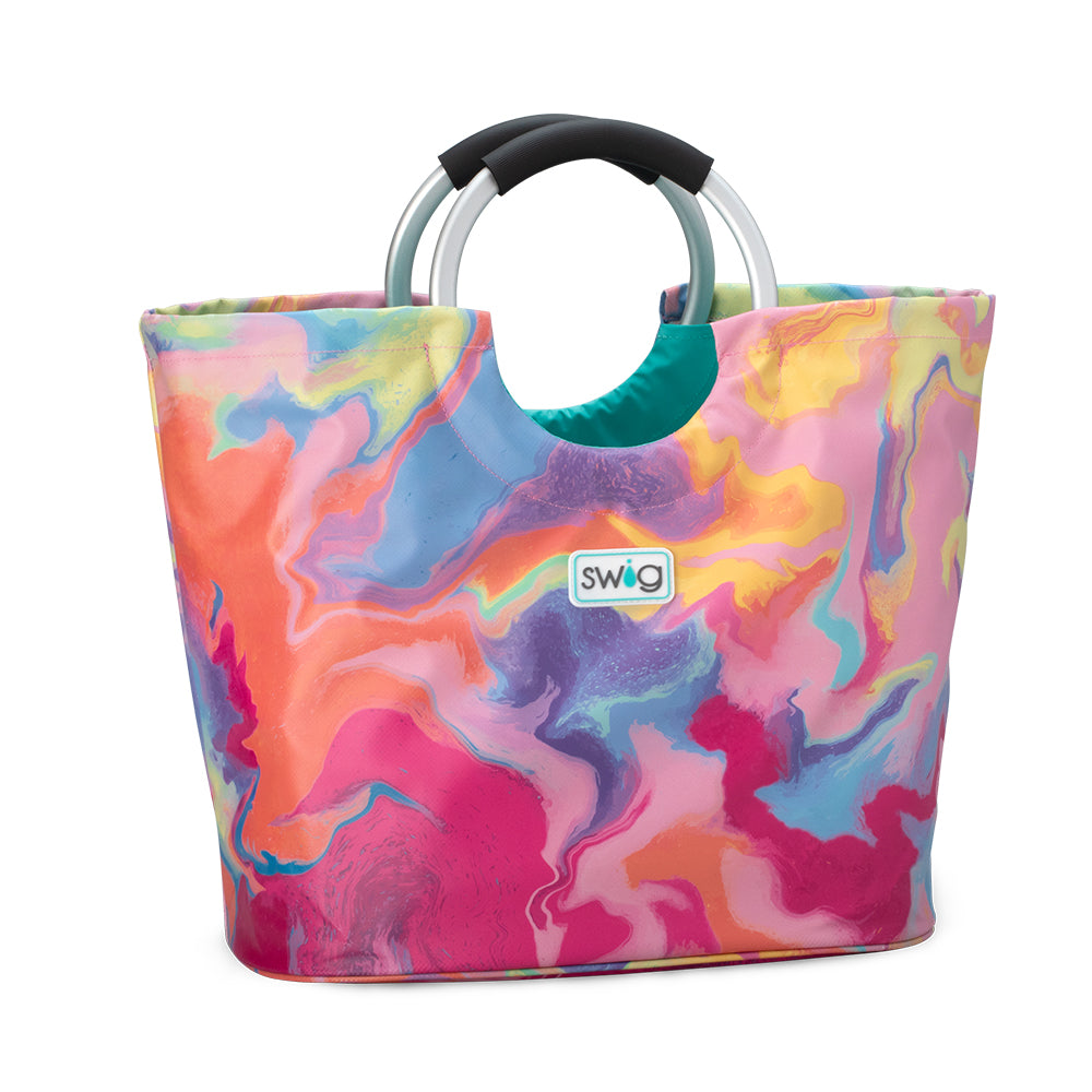 Candy Crush Loopi Tote Bag - Stylish Canvas Shopping Bag with Game Logo Print - Perfect for Groceries, Beach Trips & Casual Outings