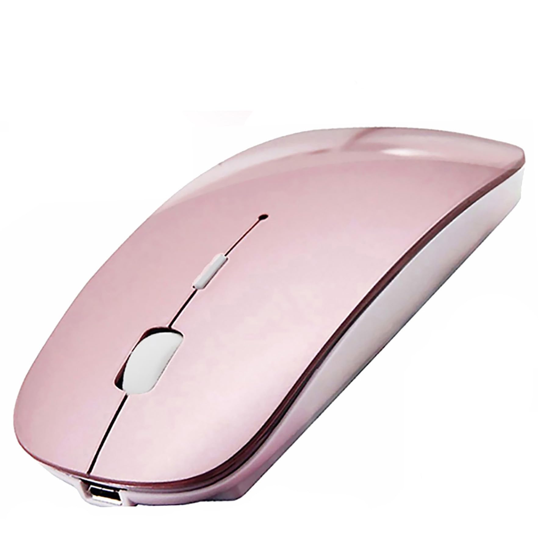 Wireless Bluetooth Mouse for Laptop, MacBook, iPad, PC - Compatible with MacBook Air, MacBook Pro, Windows, Chromebook - Ergonomic Portable Design (Rose Gold) - Perfect for Office, Travel & Home Use
