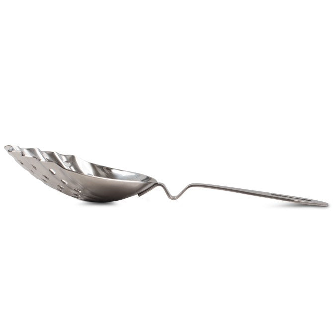 Barfly Scalloped Julep Strainer - Premium Cocktail Strainer for Mixing, Bartending & Home Bars - Perfect for Mint Juleps, Cocktails & Iced Drinks