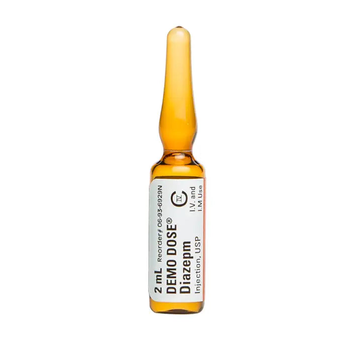Simulated Diazepam Injection for Medical Training - Realistic Practice Syringe for EMT, Nursing & First Aid Scenarios