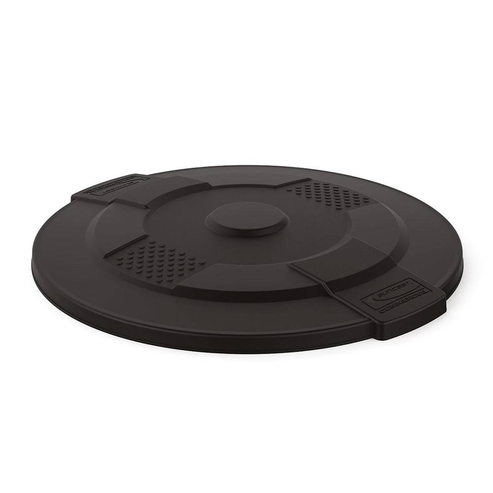 55 Gallon Heavy-Duty Resin Trash Can with Secure Lid – Ideal for Outdoor, Garage, and Commercial Waste Disposal
