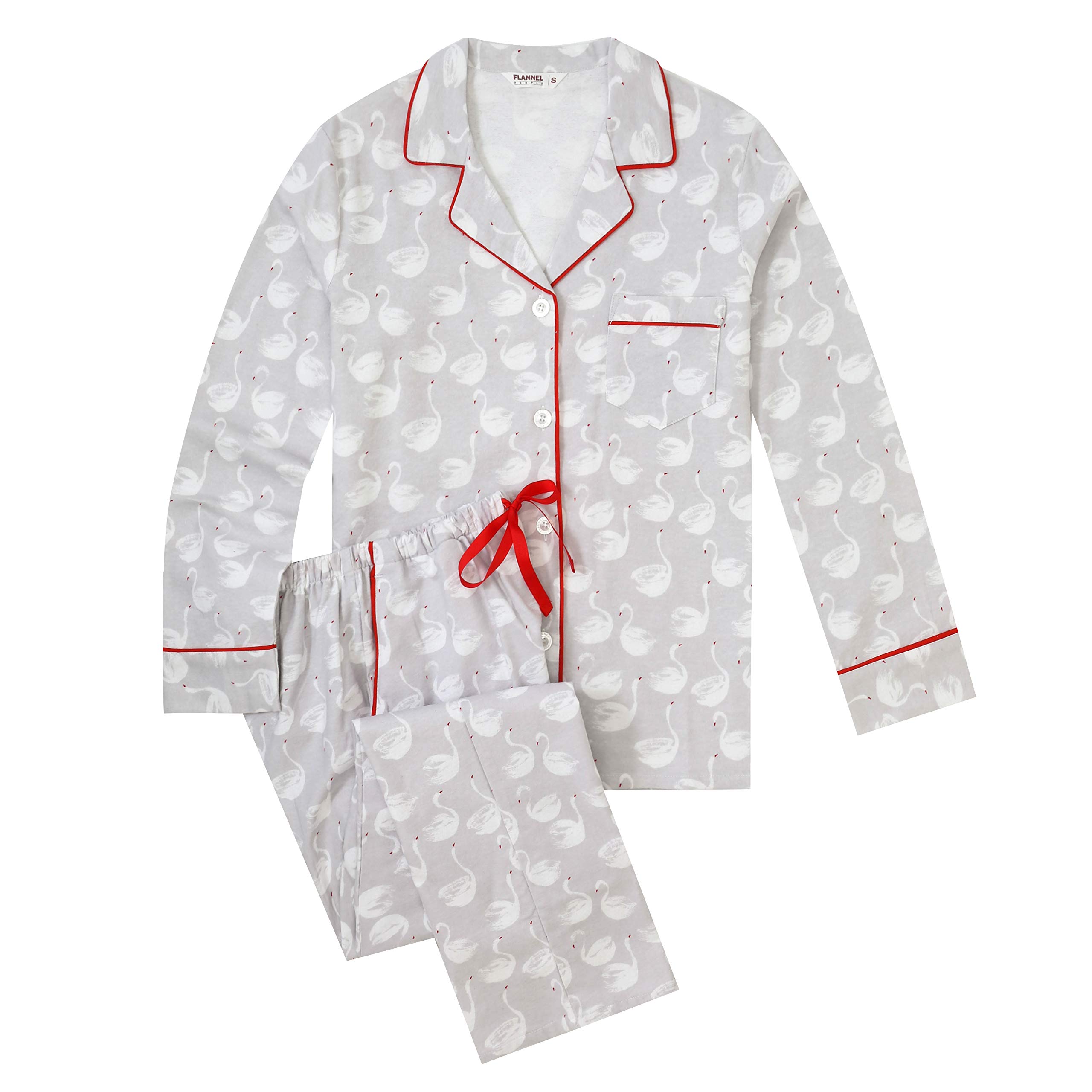 Women's 100% Cotton Flannel Pajama Set - Soft & Warm Winter Sleepwear for Women - Perfect for Cozy Nights, Lounging at Home, and Gift Giving