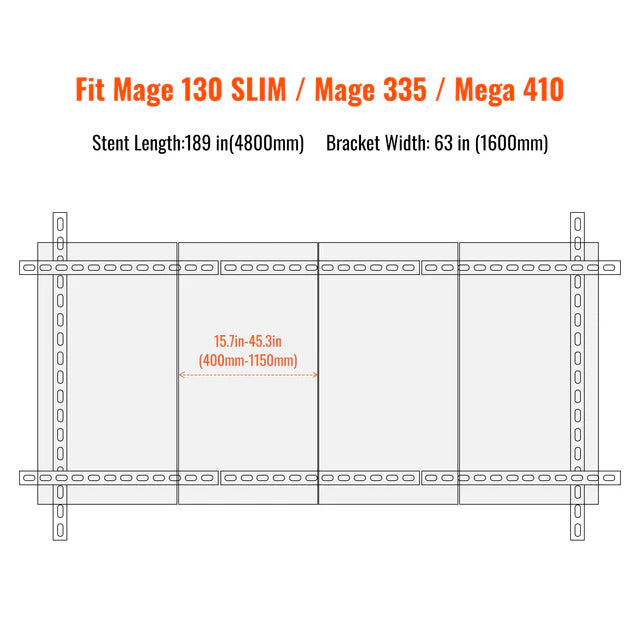 Rich Solar Solar Ground Mount for MEGA 335 & MEGA 410 Solar Panels - Heavy Duty Racking System for Off-Grid & Residential Solar Installations