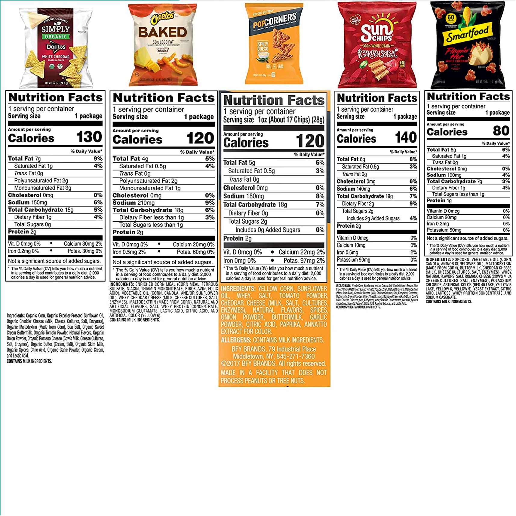 Frito Lay Ultimate Bold Smart Care Package - 40 Count Variety Assortment of Chips & Snacks | Perfect for Office Parties, School Lunches & Care Packages