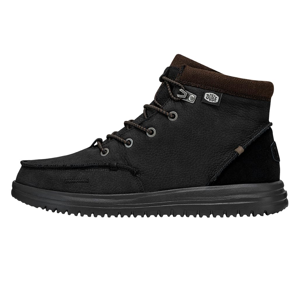 Hey Dude Men's Bradley Lace-Up Boots - Comfortable Lightweight Casual Shoes for Men in Multiple Colors | Perfect for Hiking, Travel & Everyday Wear