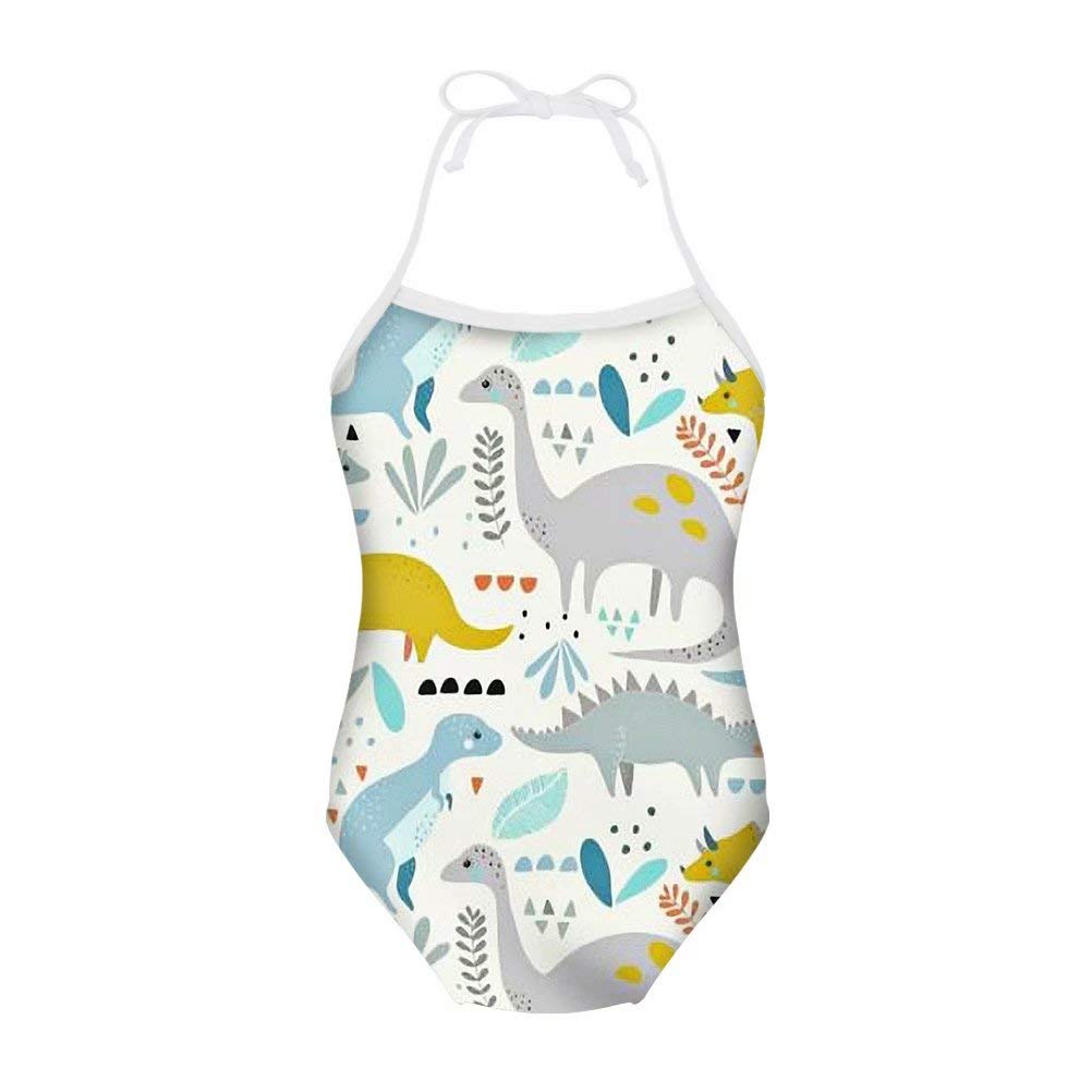 Allcute Quick Dry One Piece Swimsuits for Girls 3-8 Years - Perfect for Beach, Pool & Summer Water Play