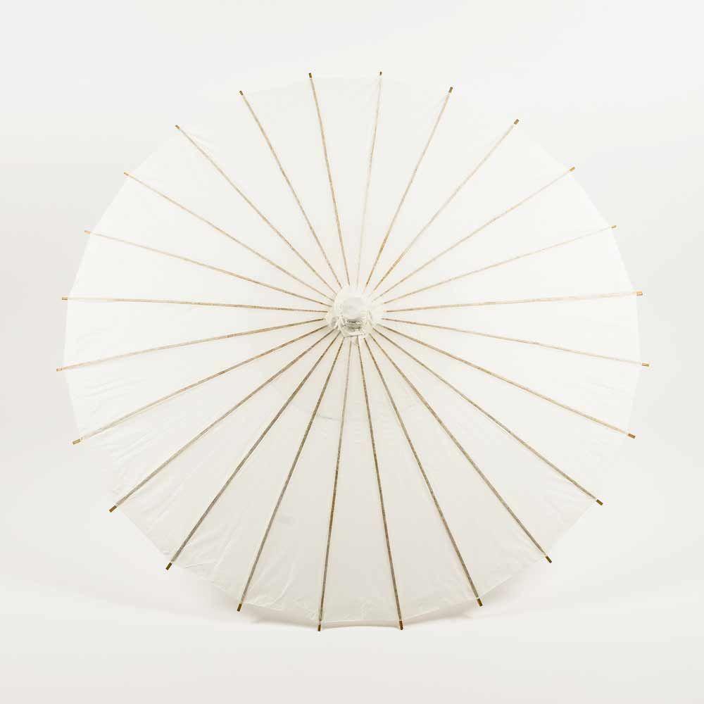 20 Pack White Paper Parasol Umbrellas for Weddings, Parties & Events - Decorative Umbrellas for Kids, Bridal Showers & Outdoor Decor - Perfect for Photo Booths, Baby Showers & Garden Parties