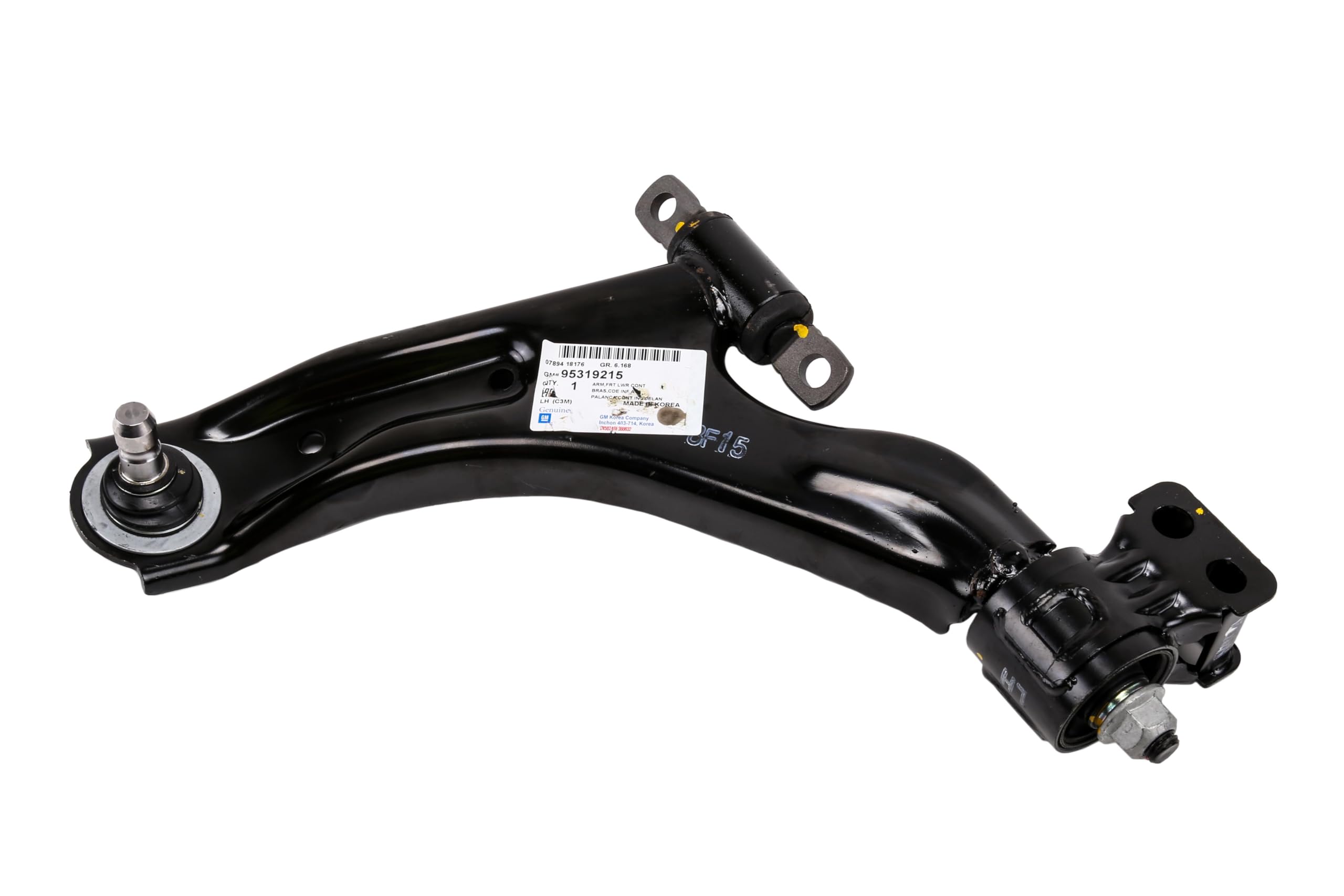 GM Parts 95319215 Front Driver Side Lower Control Arm - Replacement Suspension Component for Chevy, GMC Trucks & SUVs | Improves Ride Quality & Handling | Perfect for Off-Roading, Towing & Daily Commuting