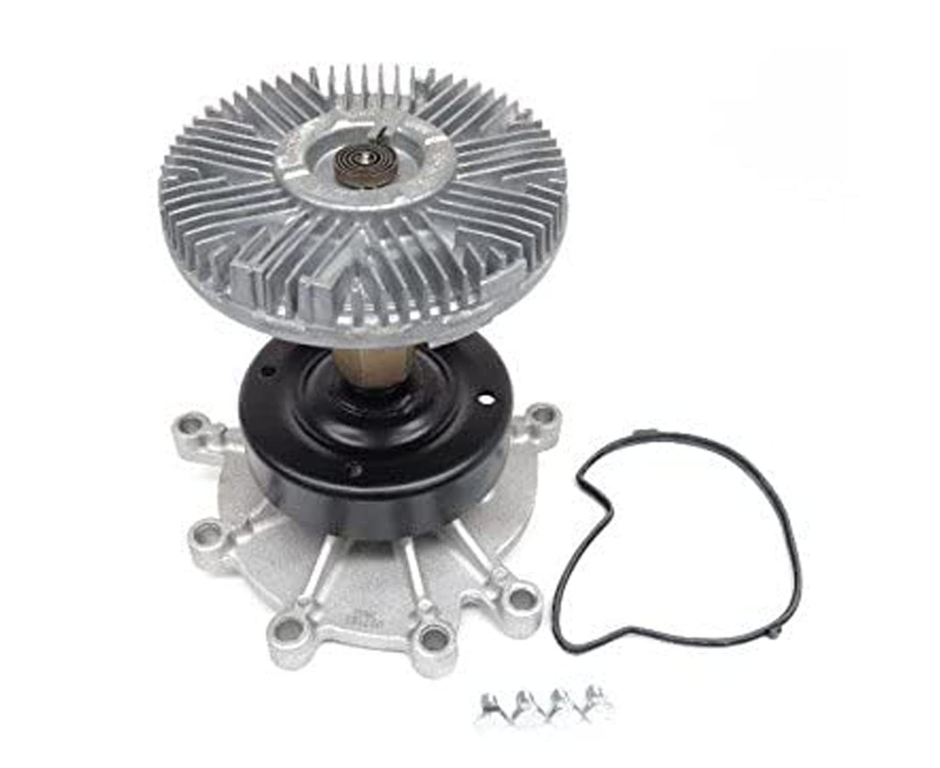 100% New Tested Water Pump & Fan Clutch for 2003-2008 Dodge Ram 1500 Pickup Truck with 3.7L & 4.7L Engine - Perfect for Engine Cooling System Maintenance & Repair