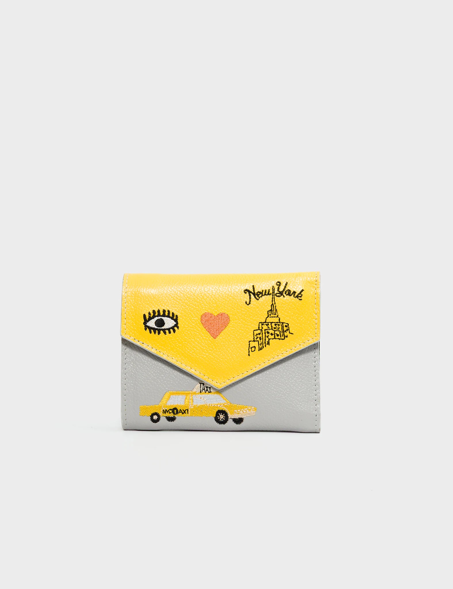 Fiona Moonwalk Leather Wallet - Eye Love New York Design | Stylish RFID Blocking Bifold Wallet for Men & Women | Perfect for Travel, Business & Everyday Use