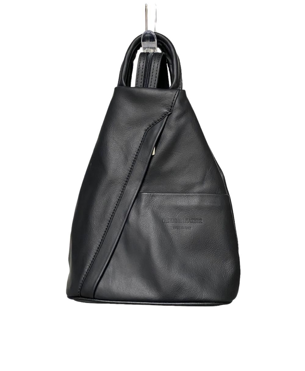 Stylish Convertible Leather Backpack Purse for Women - Durable & Versatile Crossbody Bag - Perfect for Travel, Work & Everyday Use