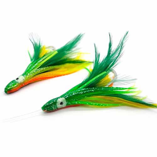 Premium Jaw Lures for Tuna & Mahi - High-Quality Fishing Feather Lures - Perfect for Saltwater Fishing & Offshore Angling