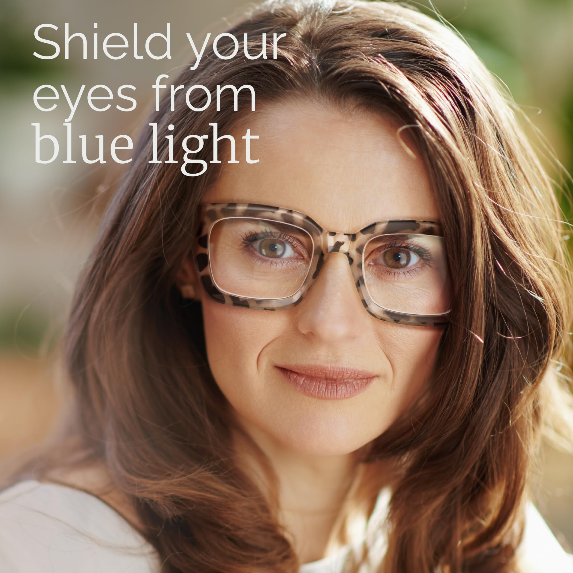 Miyya Oprah Style Reading Glasses for Women - Blue Light Blocking Cheater Eyeglasses, Fashionable Oversized Readers for Computer Work, Reading & Screen Time Protection