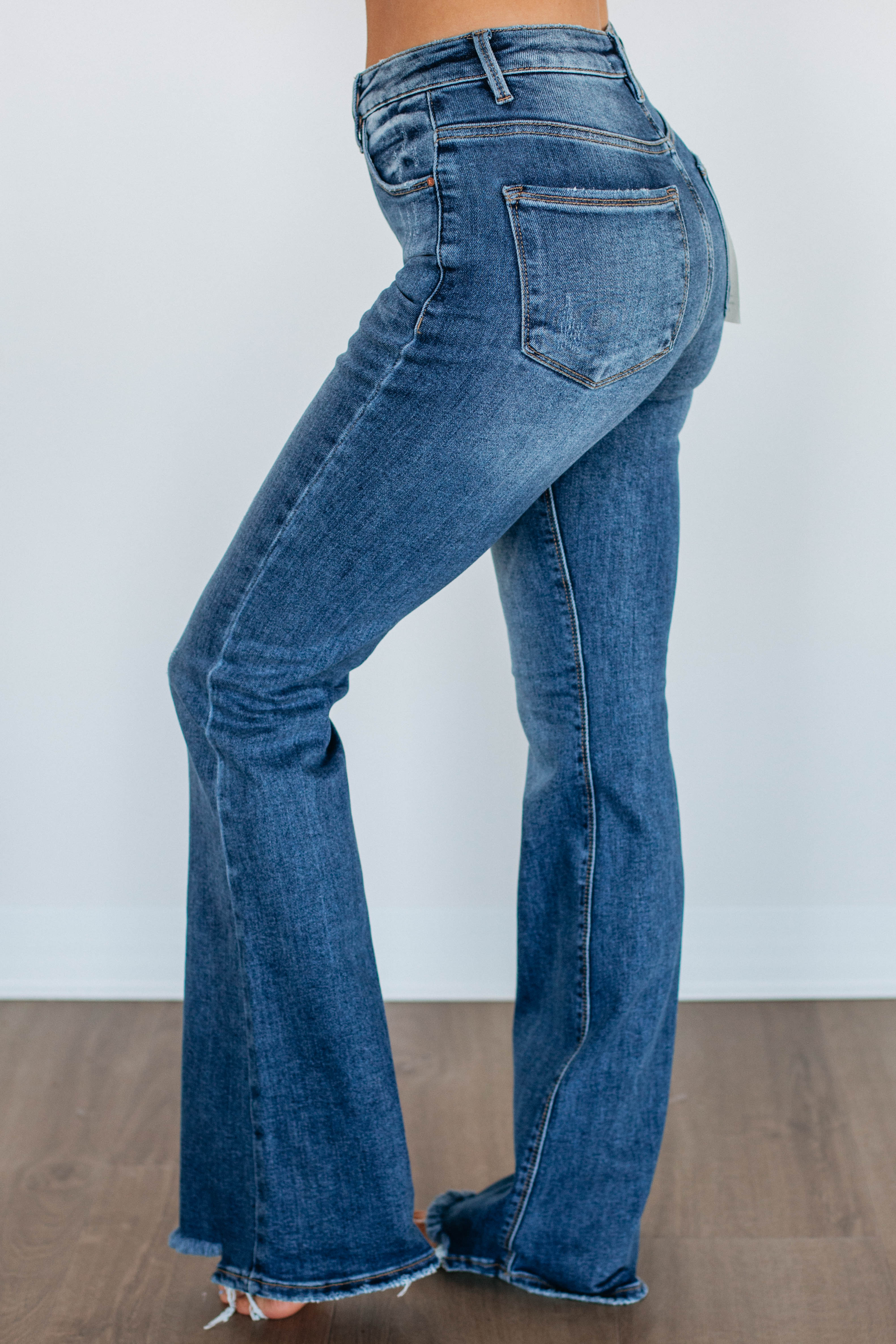 Bowie Risen Jeans for Men - High Waist Slim Fit Stretch Denim Pants | Comfortable & Stylish for Casual Wear, Office, and Night Out