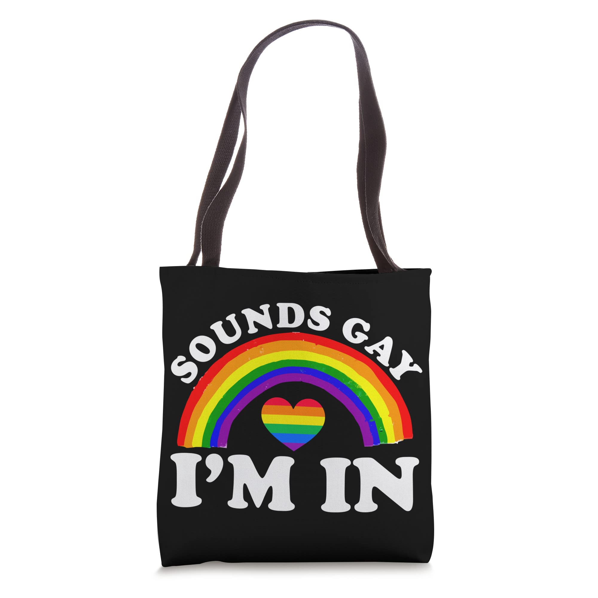 LGBTQ Pride Tote Bag - Gay, Bisexual & Equality Themed Reusable Shopping Bag - Perfect for Pride Parades, LGBTQ Events & Everyday Use