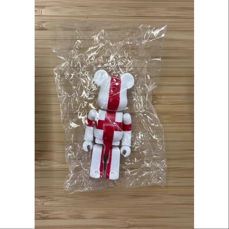 Bearbrick Series 13 FLAG England 100% Collectible Vinyl Art Toy - Limited Edition British Flag Design for Display & Home Decor