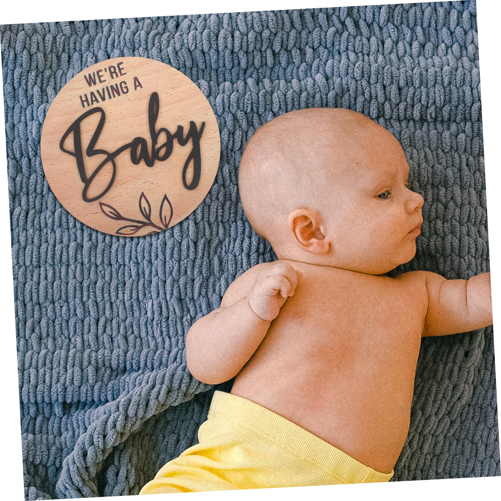 HEMOTON Baby Birth Announcement Sign - Nursery Decor for Newborns | Baby Shower Gift