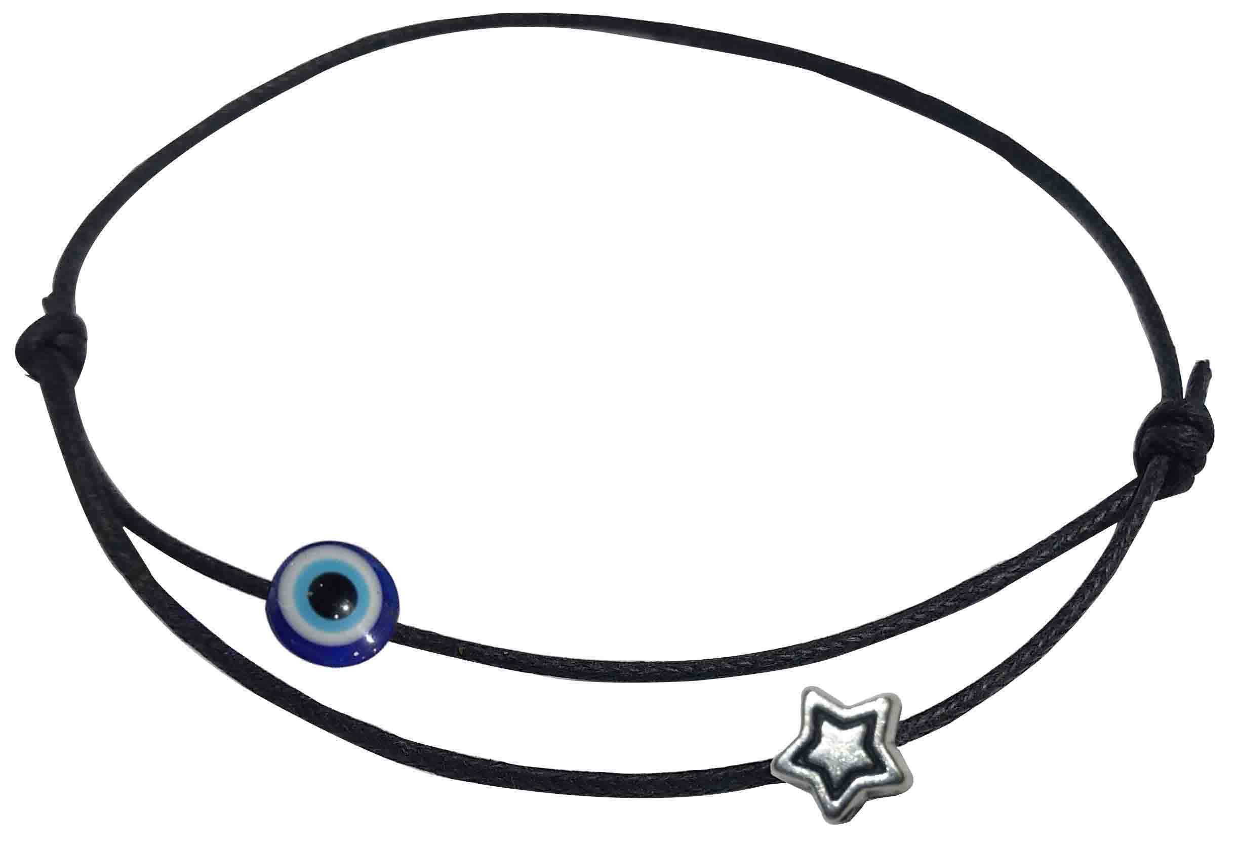 Gurjari Adjustable Black Thread Anklet with Oxidized Beads for Girls | Stylish Ethnic Ankle Bracelet for Women & Teens | Perfect for Festivals, Weddings & Boho Fashion