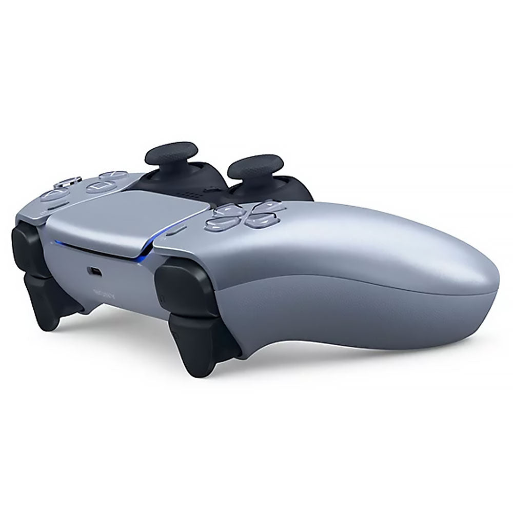Sony PlayStation 5 PS5 DualSense Wireless Controller - Sterling Silver Edition | Compatible with PS5 Console, Gaming, Streaming & VR