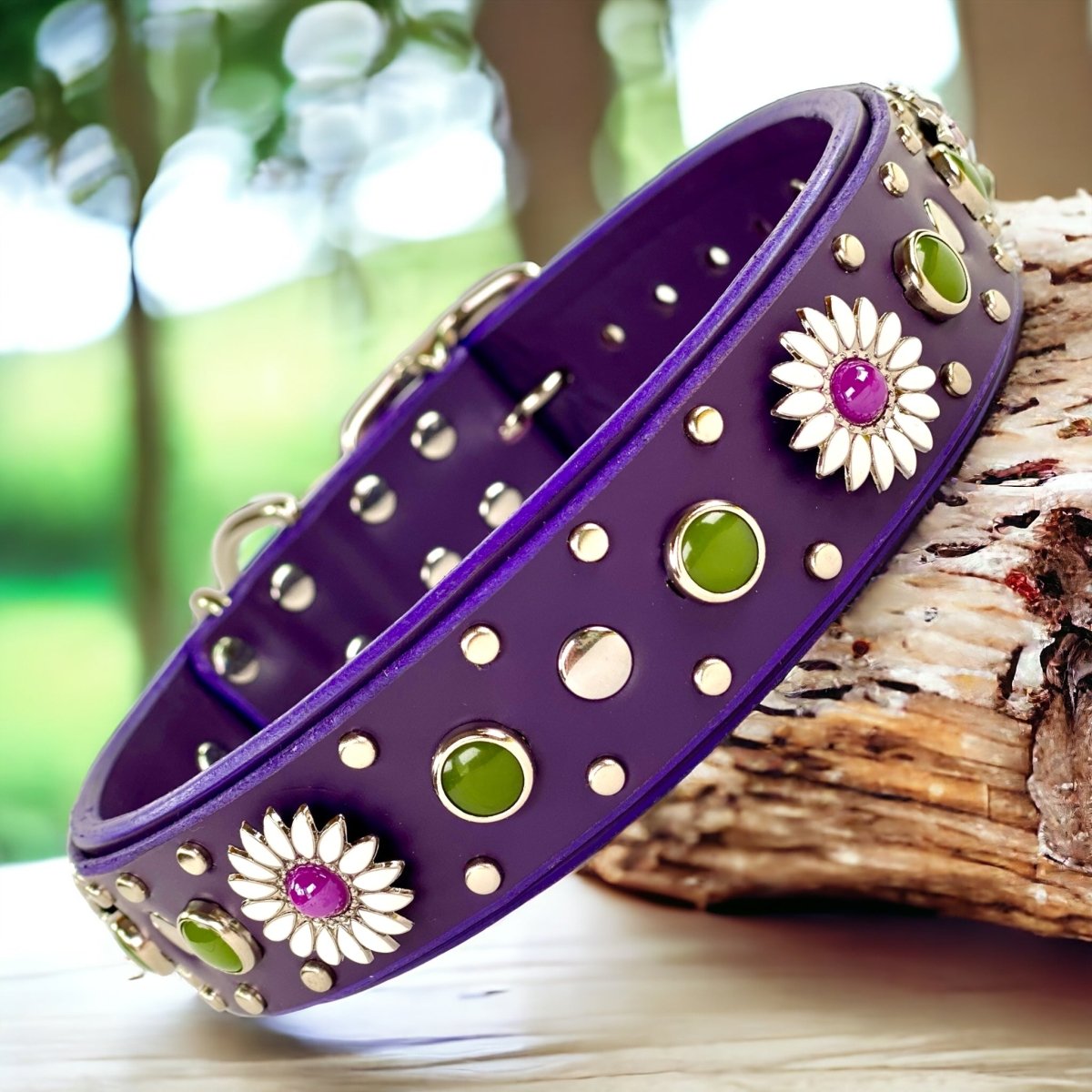 Premium Purple Dog Collar - Kalina Soft Nylon Pet Collar with D-Ring | Perfect for Walking, Training & Outdoor Adventures