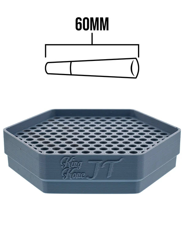 King Kone JT Tray - 60mm Premium Silicone Dab Tool with Non-Stick Surface - Perfect for Concentrates, Wax, and Oil Use with Dab Rigs & E-Nails
