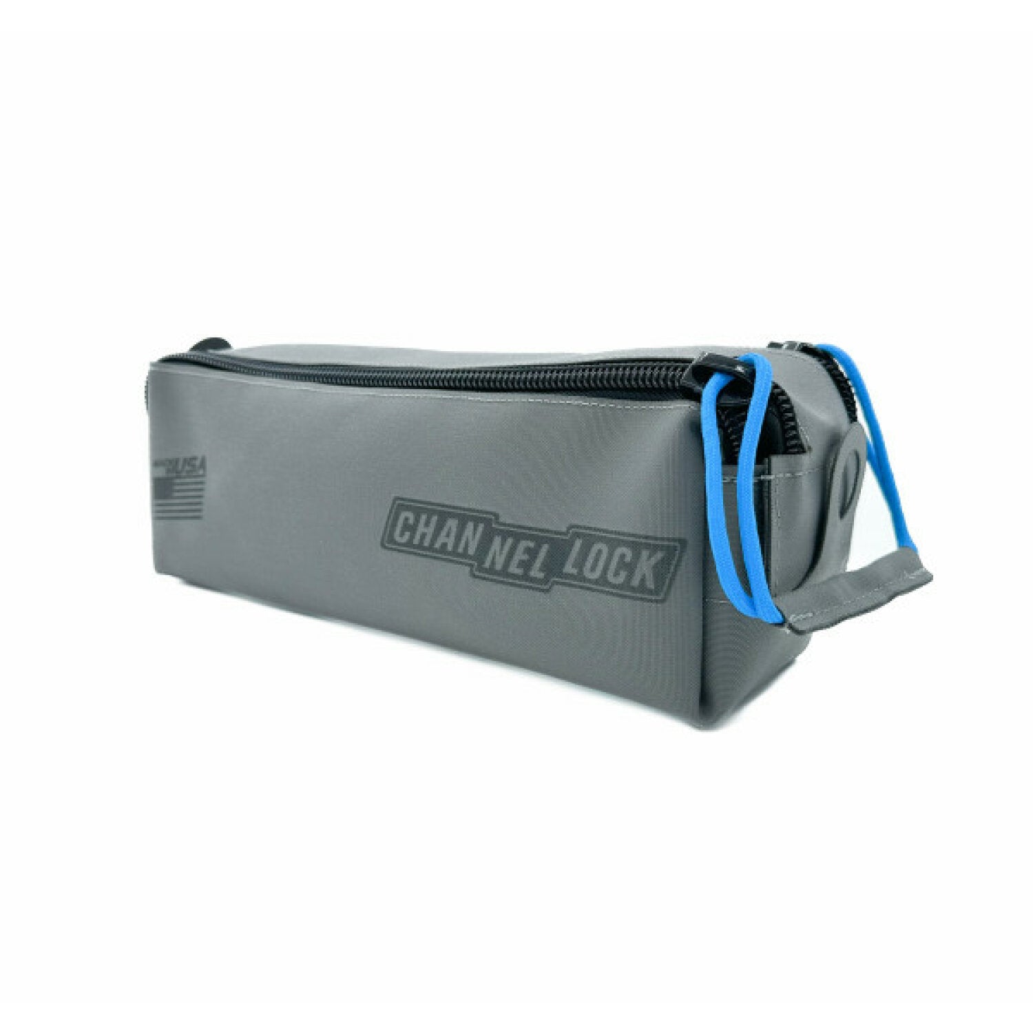 Channellock ZPS2G Premium Dual Zip Pouch with LASERLOCK Fabric - Durable Storage for Tools, Electronics & Travel Essentials - Perfect for Work, Camping & Everyday Carry
