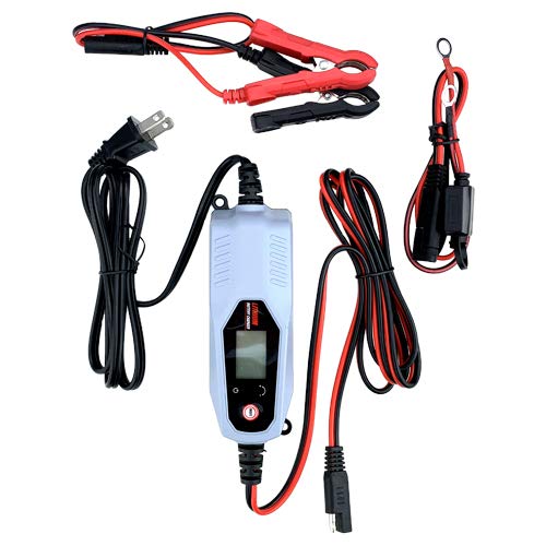 Banshee 12V 1.5A Smart Lithium LiFePO4 Battery Charger - Automatic Trickle Charger & Maintainer for Car, Motorcycle, RV, Boat - Perfect for Winter Storage & Long-Term Battery Care