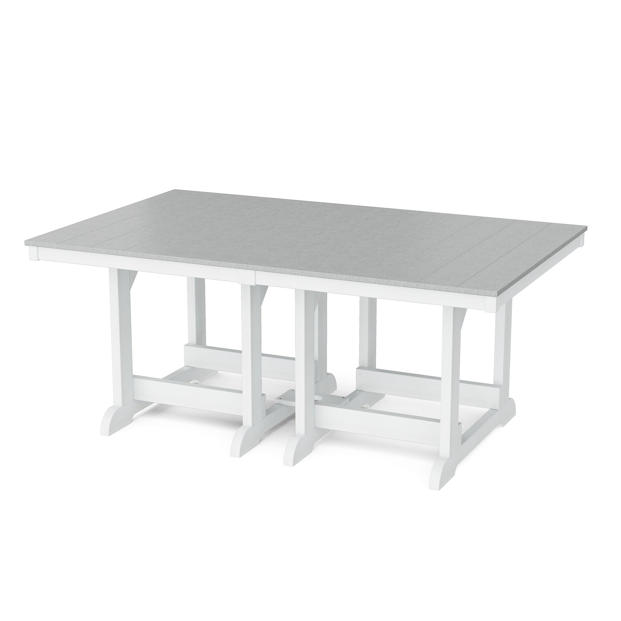 Heritage 44x72 Inch Solid Wood Dining Table - Rustic Farmhouse Style for Kitchen, Dining Room & Outdoor Entertaining