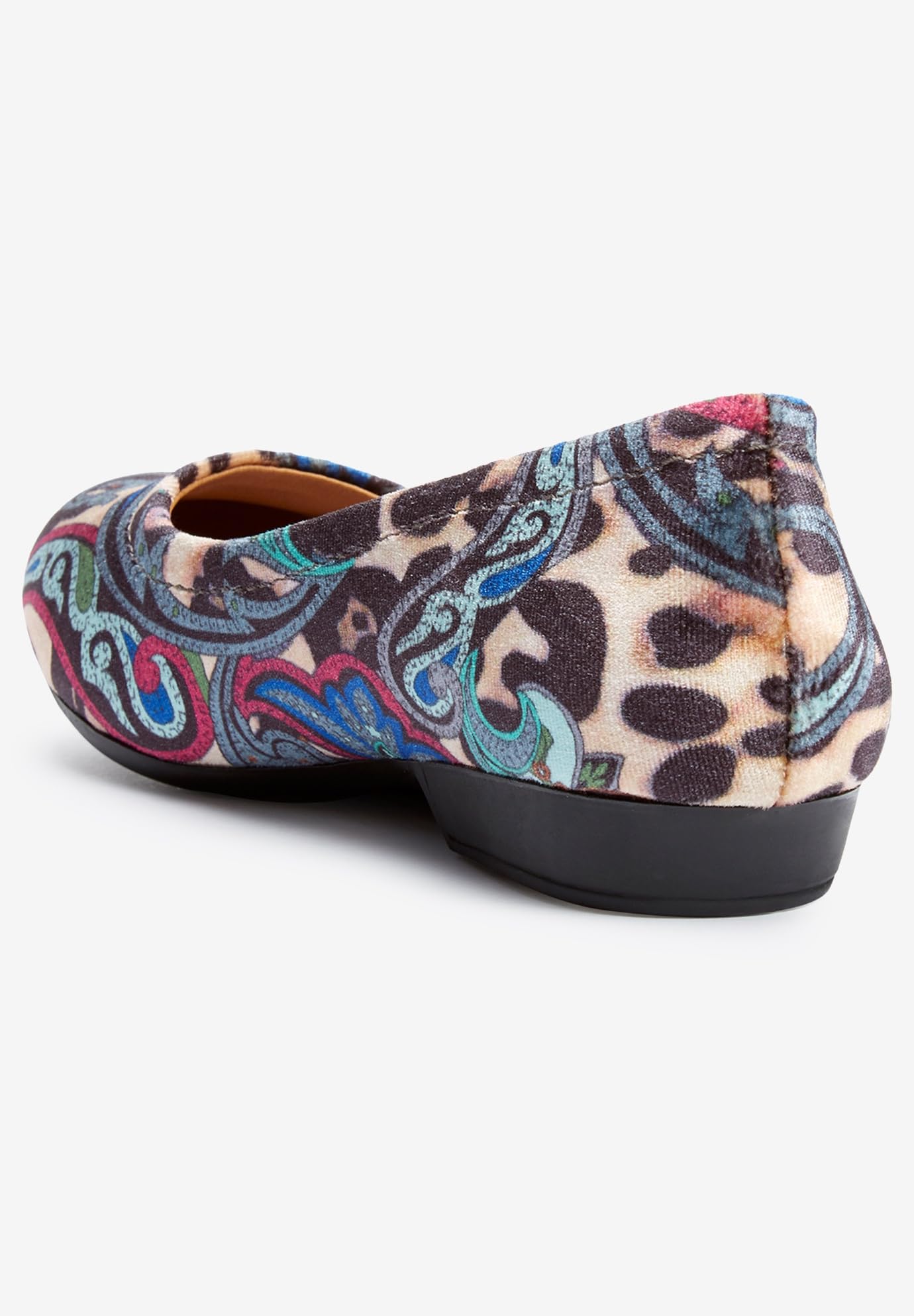 Comfortview Women's Wide Width The Jaiden Flat - Comfortable Slip-On Shoes for Work, Travel & Everyday Wear