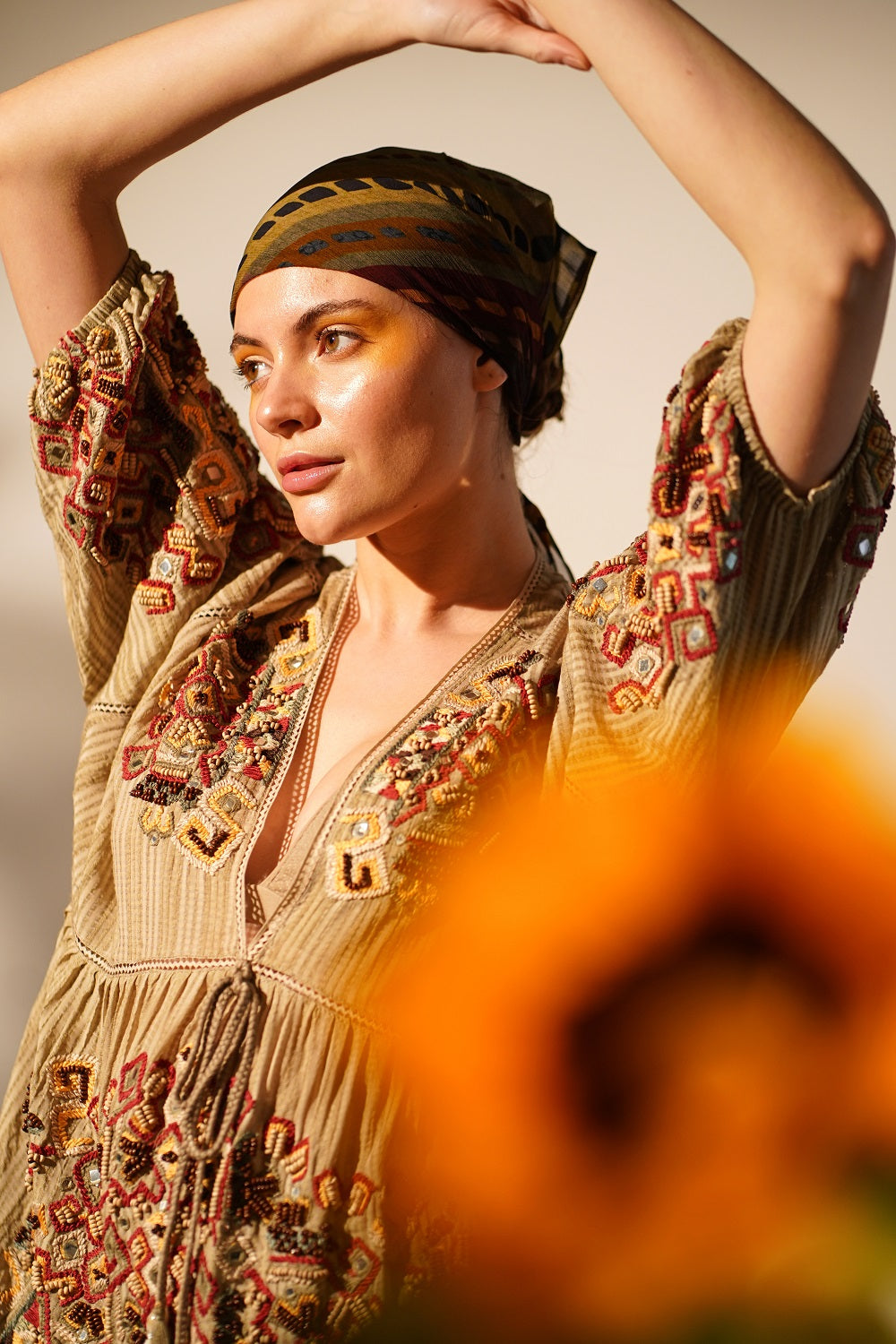 Khadi Short Dress for Women - Comfortable & Stylish Summer Casual Wear - Perfect for Beach, Vacation, and Everyday Outfits