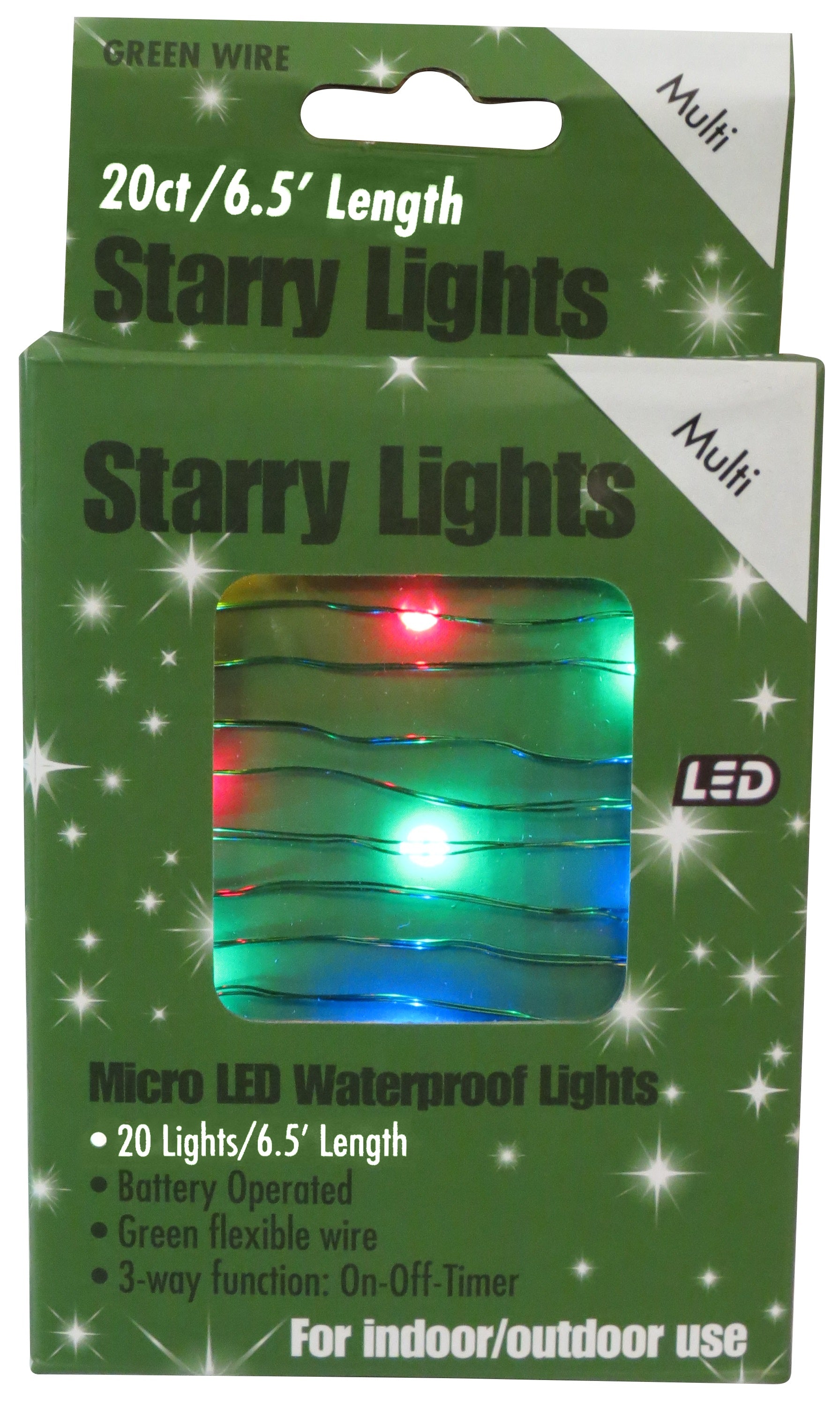 20 Pack Battery Operated LED Micro Christmas Lights - Warm White Mini String Lights for Indoor/Outdoor Holiday Decor, Wedding, Party, Tree, Window, DIY Crafts