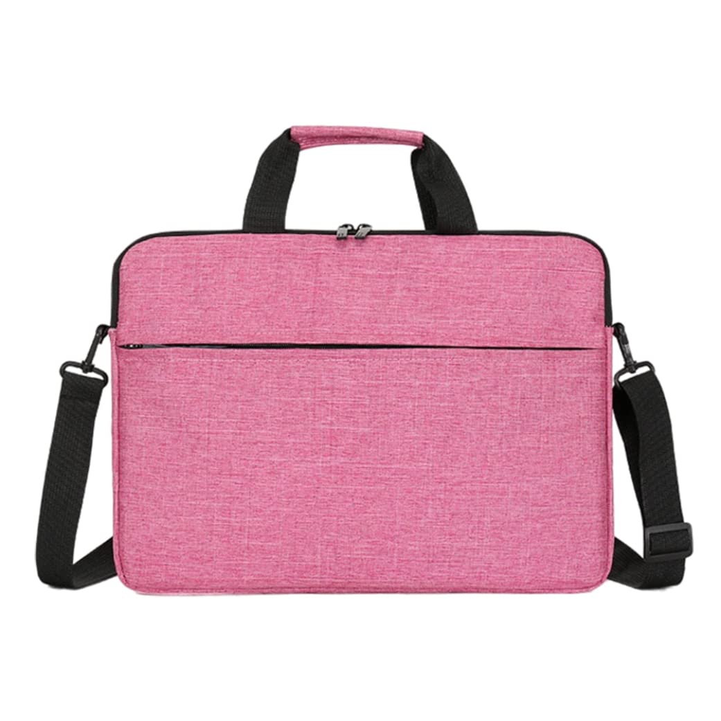15.6 Inch Waterproof Laptop Bag - Lightweight Business Briefcase with Shoulder Strap for Men & Women, Durable Grey Computer Carrying Case for Work, Travel & School Commute